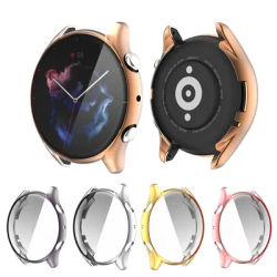 Juste de protection pour Amazfit GTR 3 Pro 4, boîtier de montre, protecteur plein écran pour Amazfit GTR3, 2, 2e Smartwatch, coque souple en TPU