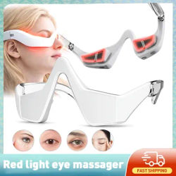 EMS Eye Beauty Device 650nm Red Light Eye Massage Device Microcurrent Massage Relieve Eye Fatigue Beauty Care Device
