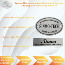 Custom Industrial Metal Nameplate Stainless Steel Aluminum Laser Engraving Non Standard Logo Tag