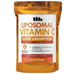 Liposomal Vitamin C Patches - High Absorption, Immune System & Collagen Booster,mmunity Support Ascorbic Acid - 30 Patches.