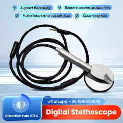 Stéthoscope numérique électronique stéthoscope domestique avec Bluetooth pour hôpital clinique connecté avec téléphone portable