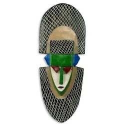 African mask, 'Speak Less'
