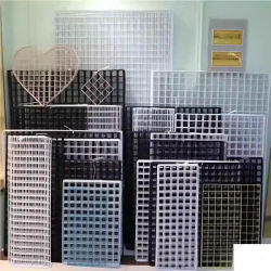 Wire Mesh Display Rack Wall Mounted Nursery Grid Shelf Storage Organizer Japanese Style Bedroom Student Use Iron Wire Net Shelf