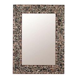 Forest Lightning,'Glass Mosaic Wall Mirror Handmade in India'