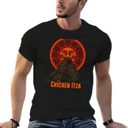 Chichen Itza T-Shirt homme en coton de haute qualité, T-shirt d'été pour hommes, T-shirt décontracté