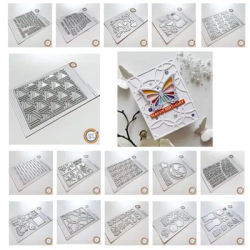 Cutting DiesSilly Owl Cat Congrats on Everything Flowers Fishbone Dog Metal Silicone Stamps Scrapbooking Stencil Photo Album