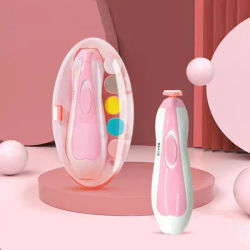 Nail Clipper Toddler Toenail Care Set Electric Baby Nail File Nail Scissors Blue Pink Boys Girls Safe Not To Hurt Baby Hands