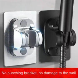 Shower Bracket Without Punching Bracket Shower Holder Adjustable Shower Accessories Bathroom Accessories