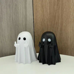 Funny Ghost Figurine Movie Anime Halloween Cute Little Ghost Scary Holiday Gift PVC Decorative Ornament Gift Toy