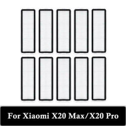 Hepa Filter Accessories for Xiaomi X20 Max/X20 Pro/Mijia M30 Robot Vacuum Cleaner Replacement Part, Filter Washable and Reusable