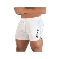 Shorts de sport 2-en-1 vert olive pour homme, séchage rapide, respirant, taille à cordon de serrage, idéal pour la gym, la course et l'entraînement df0540
