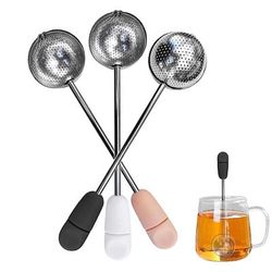 3 infusori a sfera attorcigliabili in rete di acciaio inossidabile per il tè, infusore riutilizzabile in acciaio inossidabile per foglie di tè sfuse, filtro diffusore a maglia fine per il tè caffè
