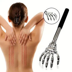 Portable Extendable Back Scratcher Stainless Steel Telescoping Back Scratcher for Both Human and Pets Extendable Back Massager