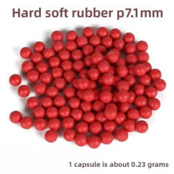 1/2/3/5/10 Pieces Bulk Pack 7.1mm Hard Rubber Soft Bullets Compatible G17 Kids Play