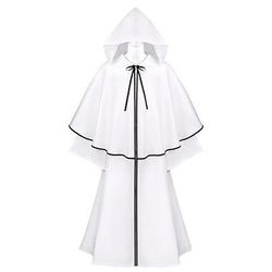 Retrò Vintage Medievale Rinascimento Veste con cappuccio Vestaglia Monaco Costume Per uomo Religioso e spirituale Halloween Mascherata Fiera Rinascimentale LARP Adulti Vestaglia