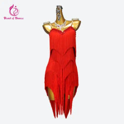 Girls Latin Dance Dress Woman Evening Competition Suit Party Samba Costume 2026 Performance Clothes Ballroom Sports Prom Outfits