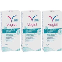 Vagisil Gel Idratante Esterno con Acido Ialuronico 3x30 g Lubrificante