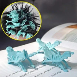 10Pcs Multifunctional Hair Styling Claw Clips Set Hair Grips Fluffy Volumizing Curling Salon Rollers Hairdressing Accessories