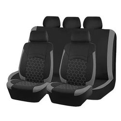 Set completo di 9 coprisedili universali per auto, in tessuto a rete traspirante a nido d'ape, adatti per auto, SUV, berline e camion. Eleganti accessori per interni bicolore, disponibili in diversi