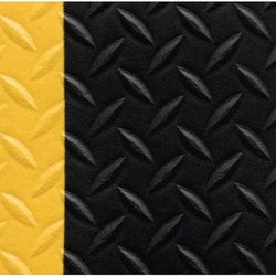 Tapis Antifatigue Diamond Sof-tred™ 60x1500cm Noir Et Jaune - Notrax