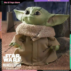 In Stock 28cm Star-Wars Mandalorian Master Baby Yoda Action Figure Cute Toy Decoration Characters Ornament Collectible Gift