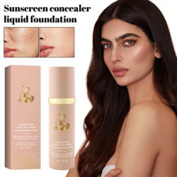 3-in-1 Smart Foundation 30g - Sunscreen, Concealer & Color Match, Light Spectrum Tech for Even Tone & UV Protection.