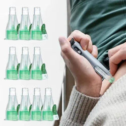 100PCS Pen Needles for Insulin Injection - 4/5/6/8mm, Universal Fit for Insulin Pens, Blood Glucose Management Accessories