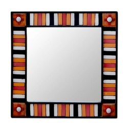 Wall mirror, 'Sunshine Reflection'