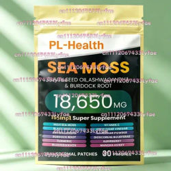 30 Patches Sea Moss Transdermal Patches With Black Seed Oil Burdock Root Turmeric Bladderwrack for Immunity, Skin