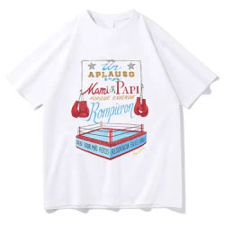 T-shirt Bad Bunny DTMF 2026 pour hommes et femmes, t-shirts esthétiques unisexes, t-shirts en coton de haute qualité, vêtements décontractés amusants de haute qualité, été