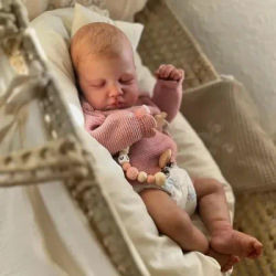 Reborn Baby Dolls 20 in Realistic Baby Doll Girl Lifelike Full Vinyl Babys Doll Newborn Babies, Real Life Babys Reborn Dolls with Accessories
