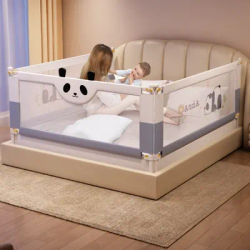 Bed Safety Rail No-drill Baby Guardrail Anti Fall Bed Barrier Bed Safety Fence Suitable for Twin Queen King Full Size Beds