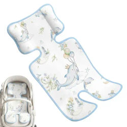 car seat cooling pad Stroller cooling pad Breathable Comfortable Mat Stroller Kids Insert Ice Silk Baby Stroller Seat Pad