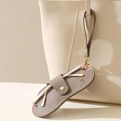 Custodia per occhiali da sole in morbida pelle PU, astuccio portatile per occhiali con chiusura a fibbia, porta occhiali con texture a litchi per occhiali da lettura, montature per miopia, protezione