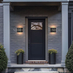 Dawn | Modern Outdoor Sconce | Solar / Warm White (3000k) | Outdoor Lighting | MOD LIGHTING