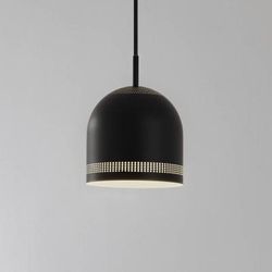 Lampada a sospensione Oura NOLA, dimmerabile, Nero, Soggiorno / Sala da pranzo, Metallo, Scandinavo, Lampada a sospensione