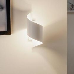 Applique da parete Spiner EMIBIG LIGHTING, dimmerabile, Bianco / Opale, Soggiorno / Sala da pranzo, Metallo, Moderno, Applique