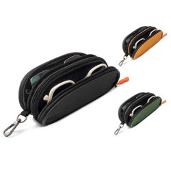 Étui à lunettes de soleil Double couche, organisateur, sac de voyage étanche, boîte de rangement multifonctionnelle en matériau Durable, voyages d'affaires, nouvelle collection