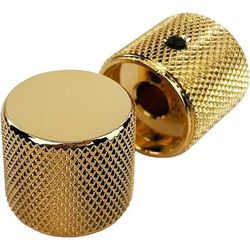 Allparts Metal Barrel Knobs Gold