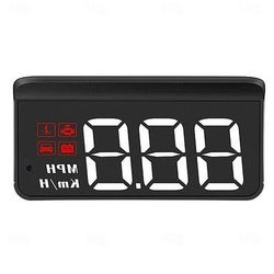 Display head-up per auto, tachimetro digitale OBD2 con copertura antiriflesso, proiettore di velocità sul parabrezza con caratteri grandi, visualizza mph/km/h, temperatura dell'acqua, tensione,