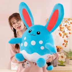 25-70CM Pokemon Azumarill Plush Doll Big Size Pokémon Plushies Cartoon Anime Comfortable Soft Hug Pillow Cute Ornament Toy Gift