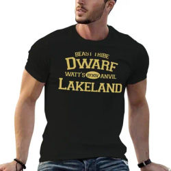 College Pride : T-shirt Dwarf, haut décontracté basique à manches courtes