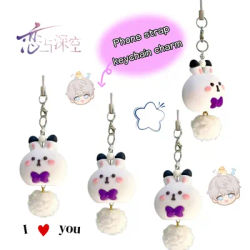 Love and Deepspace Xavier Keychain Pendant Cartoon Cute Couple Mobile Phone Chain Male and Female Student Backpack Decoration