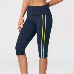 Leggings Capri Taille Haute pour Femme, Pantalon de Fitness, Course, Yoga, Gym, Effet Push-Up pour l'Entraînement