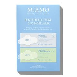 Miamo Healthy Skin System Acnever Blackhead Clear Duo Nose Mask 1 pz A