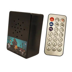 Halloween Sound Player with 1 Remote Horror Sound Effects Player Screaming Speaker for Halloween Music Party Prank Gadget