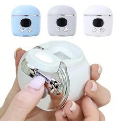 USB Rechargeable Electric Nail Trimmer Baby-Friendly Finger Nail Grooming Set Curved Clipping Catcher Magnifying Glass for Home