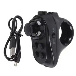 R1 Ring Shape Bluetooth VR Remote Controller Wireless Gamepad Joystick for iPhone Android Smartphone Table Selfie Page Flipping