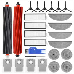A03V For Roborock S8 Maxv Ultra Dust Bags Robot Vacuum Cleaner Main Side Brush Hepa Filter Mop Cloth Replacement Parts