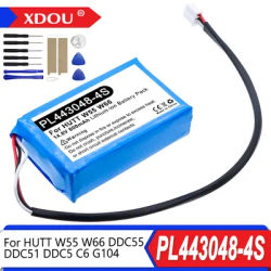 For HUTT DDC55 DDC5 W55 W66 Window Cleaning Robot Glass Washing Vacuum Cleaner Water Spray Electric Windows Washer Parts Battery